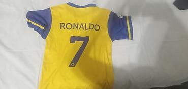 İdman formaları: Ronaldo Al-Nassr uşaq üçün Yaş 8-9 22/23 Sezon Futbol Forması Türkiyə — 5