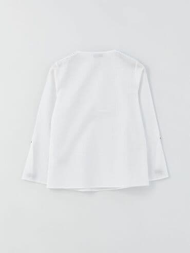 zara qadın: Блузка, состав 100% хлопок — 7