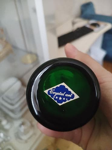 Столовые приборы: “Crystal Art” yaşıl şüşə/kristal süfrə dəsti - Tərkib: 1 ədəd sürahi — 2