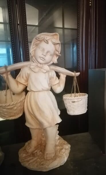 gözel qiz sekilleri profil ucun: Fiqur, Gips, rəng - Bej — 3