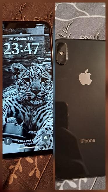 iphone ikinci el 14: IPhone X, 64 GB, Black Titanium, Barmaq izi, Sənədlərlə — 1