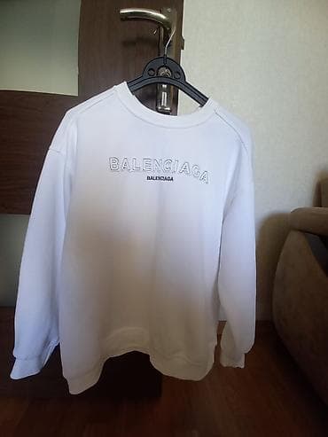 Svitşot, Balenciaga, XL, rəng - Ağ
