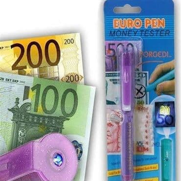 saxta pul yoxlayan aparat: Saxta pul yoxlayan qələm bazarda pul dövriyyəsi xeyli artıb. İndiki — 1