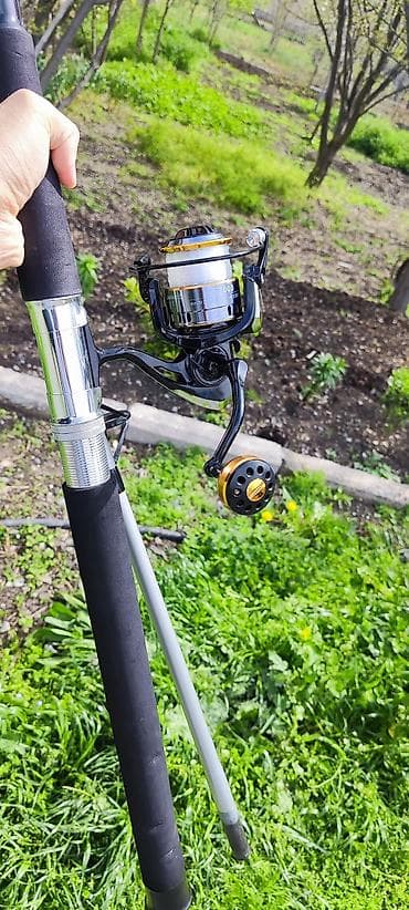 balıqcı stulu: Balıqçılıq seti – qamış və makara - Qamış: Bando ARG Condor 270 - — 4
