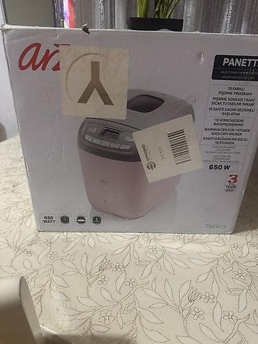 Техника и электроника: Arzum Panetti AR 2017 çörəkbişirmə aparatı - Güc: 650 W - 13 fərqli — 1