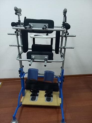 Yerimək üçün arabalar, çəliklər, əsalar, rollatorlar: Böyük üçün dayaq-və-stabilizator qurğusu - Ayaqüstə durma və bədən — 1