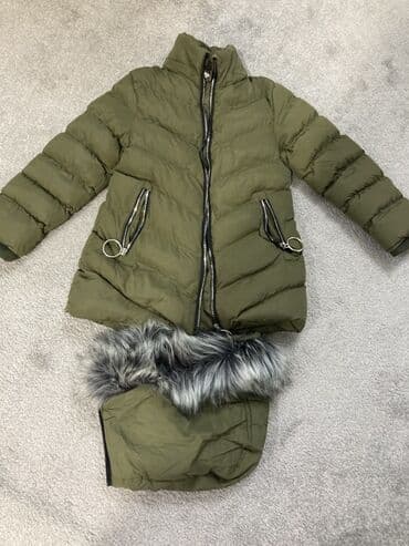 демисезонная верхняя одежда: Xaki rəngli uniseks puffer gödəkçə, soyuq havada rahatlıq və istilik — 2