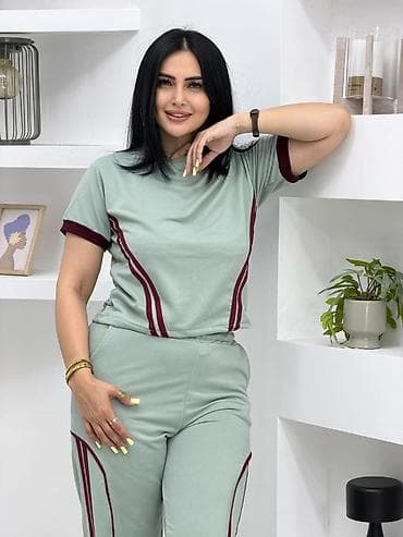 push up helanke: Qadın üçün iki hissəli trikotaj dəst - Tərkib: yumşaq, nəfəsalan — 2