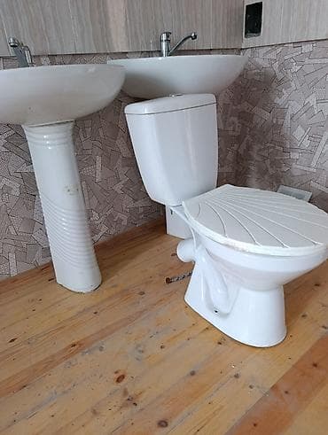 tulpan moyka: Ayaqüstü çanaq (lavabo) – keramika, klassik ağ rəng — 8