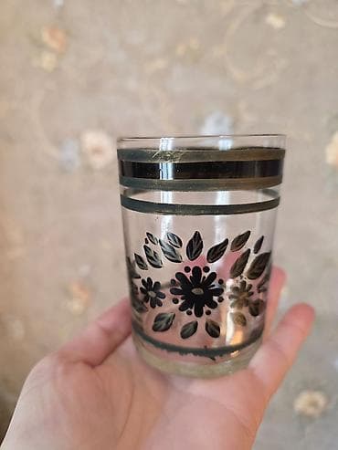 Стаканы, цвет - Черный, Стекло, Набор из 6 шт. — 1