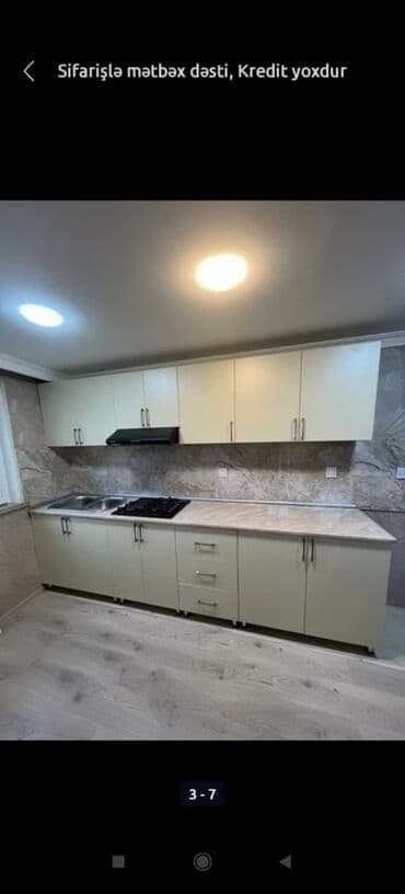 hazir metbex mebelleri: Sifarişlə hazırlanmış müxtəlif ölçülü mətbəx mebelləri. Rəng və dizayn — 3