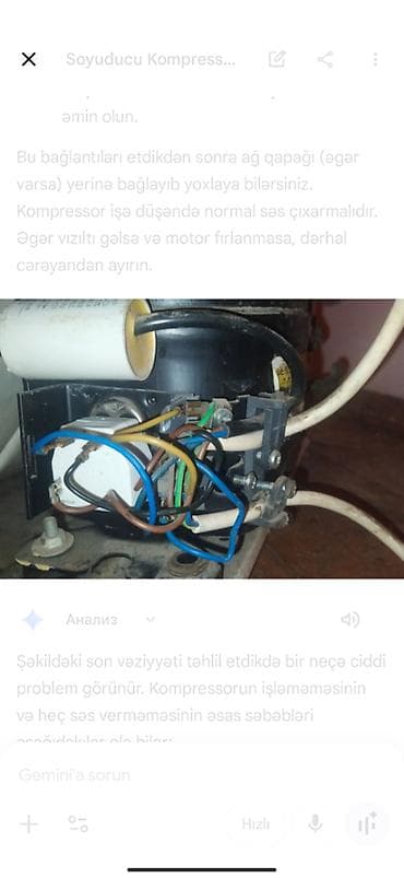 saat kamera: Dnepr və Nord markalı iki ədəd ikiqapılı soyuducu birlikdə satılır. - — 9