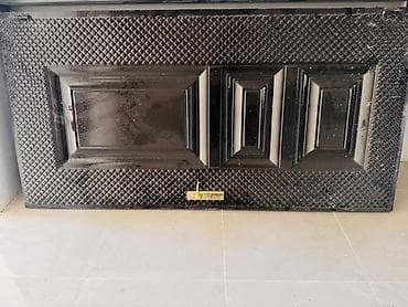 Metall qapı – dekorativ relyefli panel - Material: metal (polad
