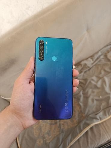 çat: Redmi Note 8, 128 GB, rəng - Göy, Sensor, İki sim kartlı — 1