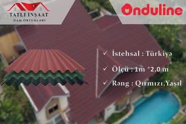 daş yunu qiymeti: Profnastil, Dam üçün, Pulsuz çatdırılma, Ödənişli quraşdırma, Zəmanətli, Kredit yoxdur — 16
