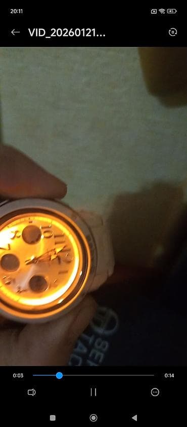 saat: İşlənmiş, Qol saatı, Casio, rəng - Çəhrayı — 4