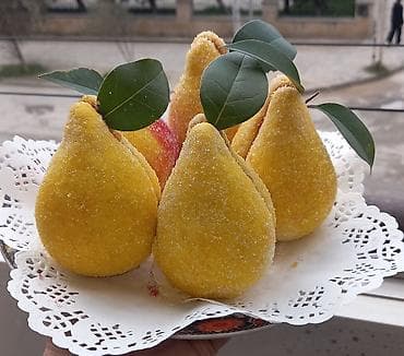 tort qelibi: Məhsul: Evdə hazırlanmış dekorativ şirniyyatlar və təbii meyvə şirəsi — 2