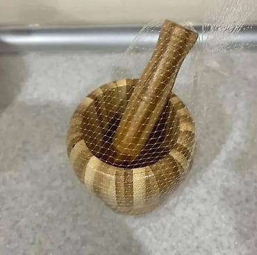 cayni serviz: Daş və ya kompozit materialdan hazırlanmış əl dəyirmanı – havan və — 5