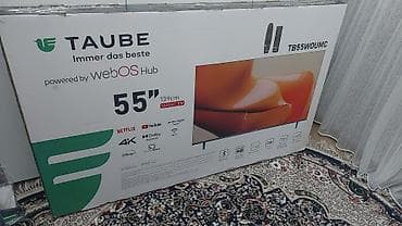 Televizorlar: TAUBE TB55W0UMC 55" (139 sm) UHD Smart TV - Platforma: webOS Hub - — 1