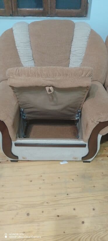 стулья для столовой: Кресло, Ткань — 2