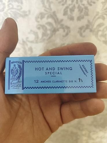 антиквариат в баку: Məhsul: Prim-Roseau “Hot and Swing Special” klarnet tilkləri (anches) — 3