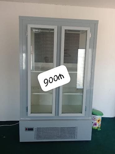 Ət soyuducusu – vitrin tipli, iki şüşə sürgülü qapılı model. - Qiymət — 1