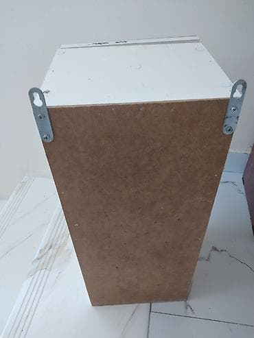 Мебель: Divar asılan kiçik şkaf - Material: ağ laminat/MDFlam korpus, arxa — 3