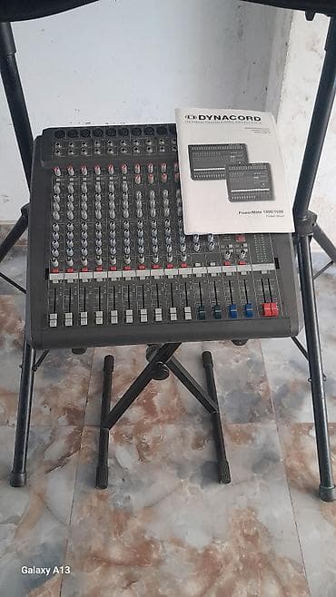 Dynacord PowerMate 1000/1600 gücləndiricili mikser + Yamaha S115V