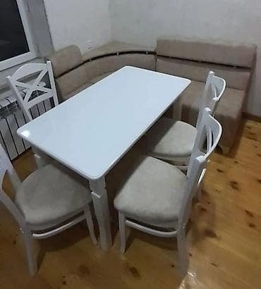 baxça stolu: 4 stul — 1