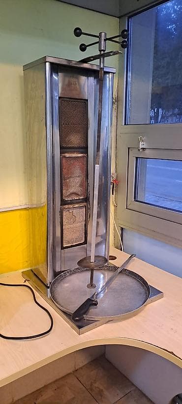 Аппараты для донера: Газовый, 3 горелки, С ножом — 2