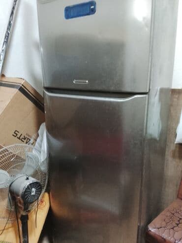 İşlənmiş 2 qapılı Delfa Soyuducu Satılır, rəng - Gümüşü, Dispenserli