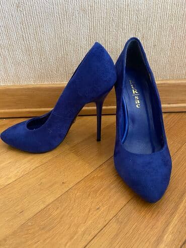 Tuflilər, Ölçü: 36, rəng - Göy, İşlənmiş