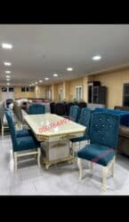 диван для прихожей банкетка в прихожую: Qonaq otağı üçün, Yeni, Açılmayan, Dördbucaq masa, 6 stul — 8