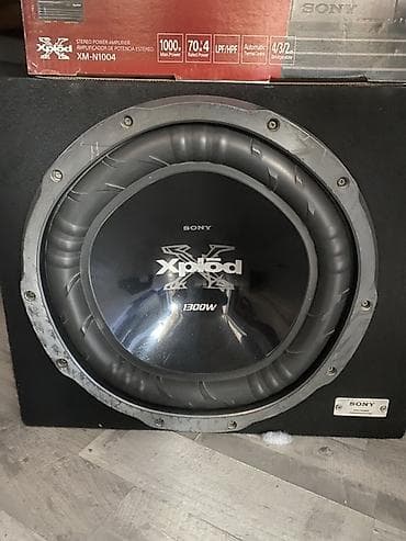 baş qirxan: Sony Xplod subwoofer sistemi – model XS-GTX150LE - Güc: 1300W Peak — 1