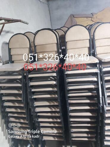 Masa və oturacaq dəstləri: Qonaq otağı üçün, Yeni, Açılan, Dördbucaq masa, 1 stul — 6