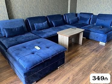 Künc divan, Açılmayan, Bazasız, Vеlur parça