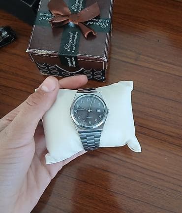 orient qol saat: Qol saatı, Quartz, rəng - Gümüşü — 1