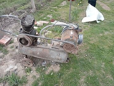 Ticarət printerləri və skanerləri: Sənaye tipli hava kompressoru - Elektrik mühərrikli, kəmər ötürücülü — 2