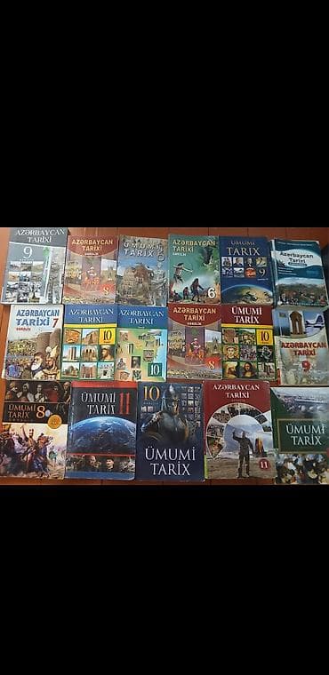 Azərbaycan və Ümumi Tarix fənləri üzrə dərslik toplusu. Şəkillərdə 6 — 1