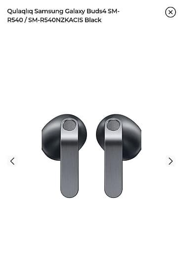 game boy: Samsung Galaxy Buds4 SM-R540 / SM-R540NZKACIS – Qara rəng. Yenidir — 5