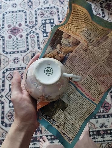 mis caydan: Çay dəsti, Farfor, 12 nəfərlik, Çexiya — 4