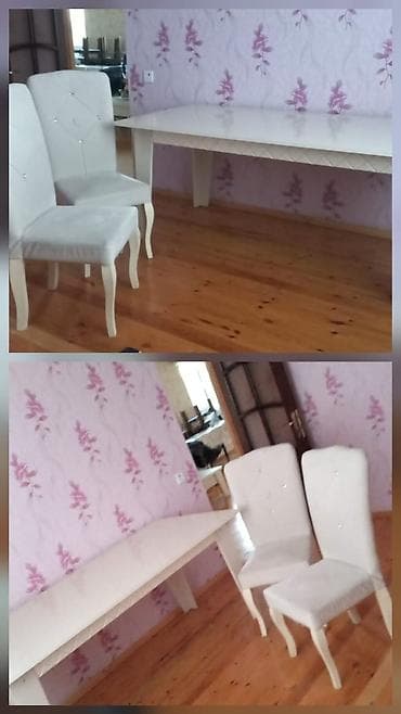 Masa desdi 6 oturagi var 300azn satilir unvan