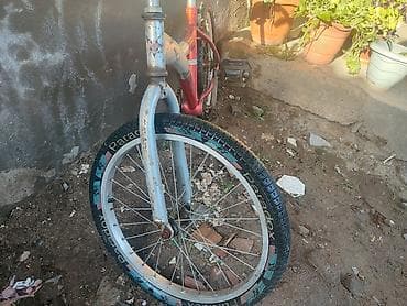 toklu velosiped: Uşaq/yeniyetmə velosipedi – BMX tərzində - Rəng: qırmızı-gümüş — 4