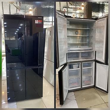 proyektor satisi: İşlənmiş 4 qapılı Toshiba Soyuducu Satılır, rəng - Qara — 1