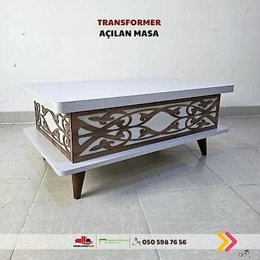 kreditle drel: Jurnal masası, Yeni, Transformer, Laminat, Dördbucaq masa — 2