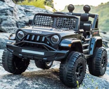 uşaq maşınları qiymətləri: 7 yaşa qədər nəzərdə tutulan bu model, rezin təkər və dəri oturacaqlar — 5