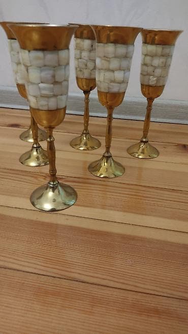 luminarc qablar: Qədəhlər, rəng - Qızılı, Metal, 6 ədədli dəst — 2