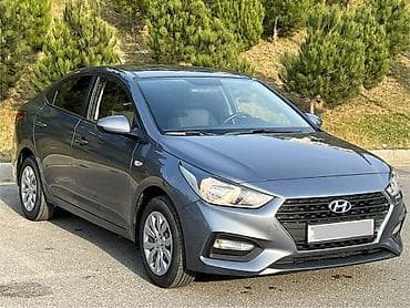 hyundai getz: Hyundai Accent sedan - Kuzov: 4 qapılı sedan, boz (metalik) rəng - — 3