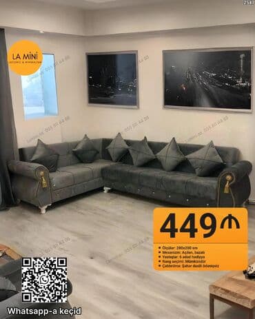 Künc divan, Açılan, Bazalı, Parça, Şəhərdaxili pulsuz çatdırılma