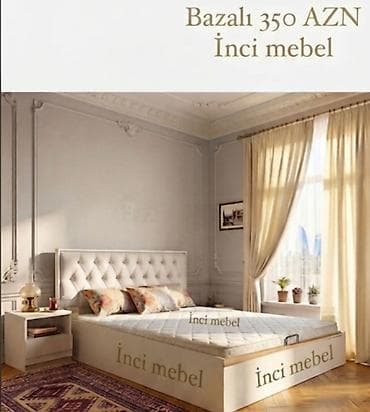 Yeni, İkinəfərlik çarpayı, Bazalı, Matras ilə, Siyirməsiz, Azərbaycan — 1